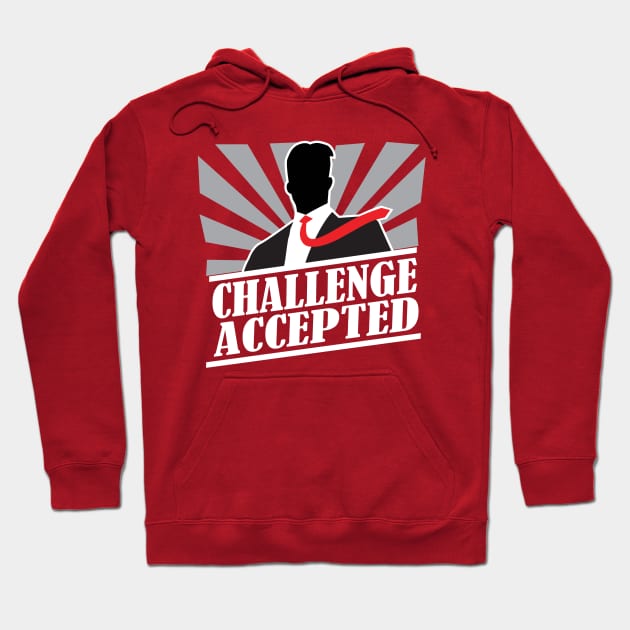 Challenge Accepted Hoodie by DetourShirts